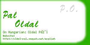 pal oldal business card